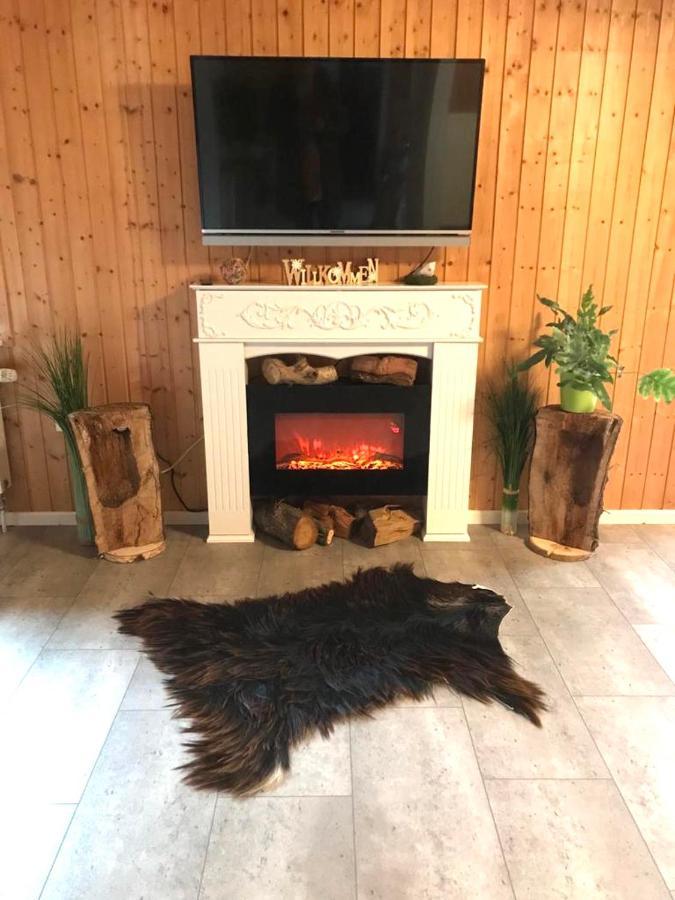 Kranich-Holzferienhaus 'Kleine Auszeit' Rehden Kültér fotó